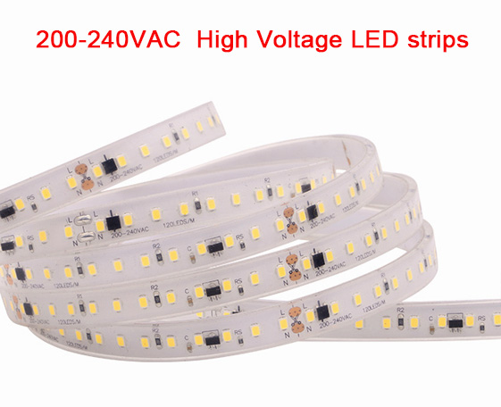 WATERPROOF IP67 HIGH VOLTAGE 220V SILICONE EXTRUSION LED STRIP